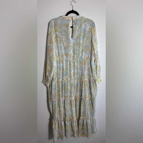 Wonderly Plus Size Printed Long Sleeve Maxi Dress – Size XL - Picture 4 of 9